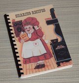 Vintage 1987 Sharing Recipes Spiral Bound Cook Book in Plainfield, Illinois