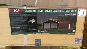 45' X 25' Double Garage Steel Barn Shed in Alamogordo, New Mexico