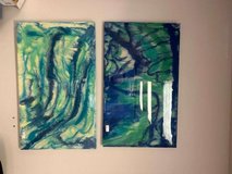 Large Handmade Rectangular Epoxy Resin Art – $100 Each in Houston, Texas