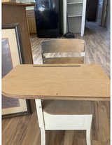 Industrial Metal and Wood Childrens Desk in Alamogordo, New Mexico