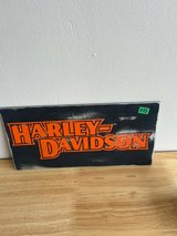 Harley Davidson Sign – Orange & Black in Kingwood, Texas