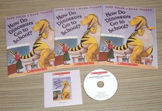 How Do Dinosaurs Go To School Set of 3 Books and CD in Morris, Illinois