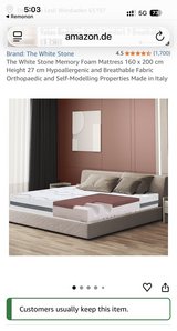 Brand New Memory Foam Mattress in Wiesbaden, GE