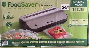 FoodSaver Preserve vacuum sealing system, brand new in Kingwood, Texas