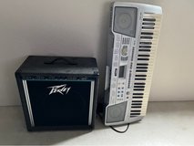 Yamaha keyboard and Peavy KB60 Piano Amp in Okinawa, Japan