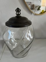 1930‘s German crystal glas bowl vessel in Baumholder, GE