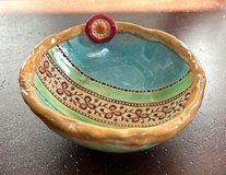 Signed Laurie Pollpeter Eskenazi Art Pottery Trinket / Dish / Tray / Catchall in Naperville, Illinois