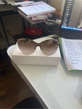 White Versace glasses in Fairfield, California