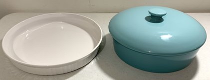 VTG Corning Ware baking Dish AND Like New Sweese Tortilla Warmer w/Lid *$15 takes BOTH* in Lockport, Illinois