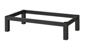 black rack for Ikea Kallax shelf in Ramstein, Germany