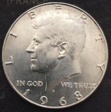 1968-D Kennedy Half Dollar (40% Silver) in Grafenwoehr, GE