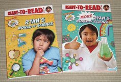 Set of 2 Ryans World of Science L1 Hard Cover Books w Dust Jacket in Oswego, Illinois