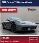2022 Porsche 718 Cayman Coupe in Wiesbaden, GE