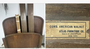 American Walnut antique bed in Bolingbrook, Illinois