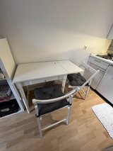 IKEA Desk/table and 2 chairs in Stuttgart, GE