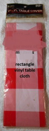 Vinyl Picnic Tablecloth - BRAND NEW in Alamogordo, New Mexico