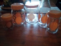 set of 5 storage jars in Warner Robins, Georgia