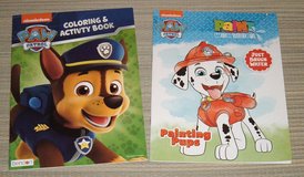 NEW Set of 2 Paw Patrol Books Coloring Activity and Paint with Water in Plainfield, Illinois
