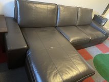 Ikea Leather sofa in Wiesbaden, GE