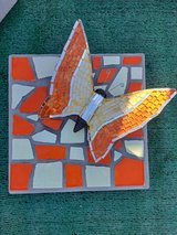 12X12 Stone with Butterfly.  #3 in Alamogordo, New Mexico