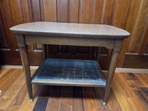 Vintage Mid-Century End Table (Solid Wood) in Okinawa, Japan