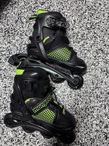 mongoose kids adjustable size 1-4 inline skates rollerblades in Batavia, Illinois