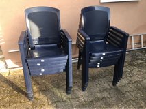 11 stackable garden chairs in Ramstein, Germany