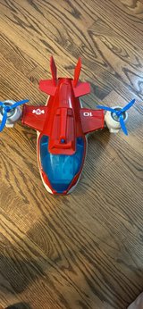Paw Patrol Air Patroller air rescue mission plane helicopter toy NO FIGURES lights/sounds work in Aurora, Illinois