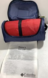 New! Columbia red triangle Fly Sail - 14' x 14ft sun Shade w/ carry Case - Camping / Pool / Patio in Bolingbrook, Illinois