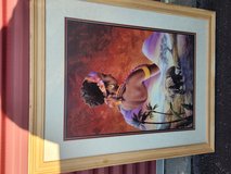 Black art picture in Camp Lejeune, North Carolina