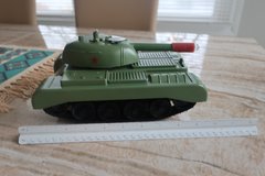 Vintage World War II Russian USSR Soviet Toy Tank - Battery Powered Electromechanical - Works in Naperville, Illinois
