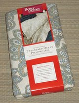 NEW Better Homes Gardens 2 Standard / Queen Pillowcases 250 TC Percale Paisley in Bolingbrook, Illinois