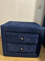 blue velvet nightstand . pick up only in Ramstein, Germany
