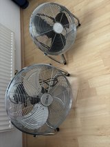Stainless floor fans 16 inch $20 and 20 inch $40 . Pick up only in Ramstein, Germany
