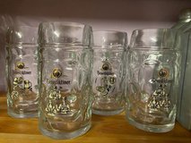Four - Benediktiner .5-Liter Beer Mugs in Grafenwoehr, GE