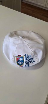 Awesome Vintage Heileman's Old Style Beer  'I've Got Style' White Baseball Newsboy Cap Hat with ... in Brookfield, Wisconsin
