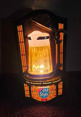 Authentic Ultra Rare Stunning 1976 dated Heileman's Old Style 3-D BUBBLING "STEIN" Motion Bubble... in Brookfield, Wisconsin