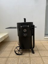 Oklahoma Joe bar b que smoker in Okinawa, Japan