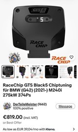 RaceChip GTS 5 Black Tuning Module for BMW B58 Engine (M240i / M340i / 540i / Supra) – Complete Kit in Wiesbaden, GE