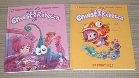 Set of 2 Ernest and Rebecca Series Graphic Novels Hard Cover Books in Plainfield, Illinois