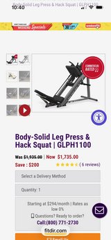 Leg press/ hack squat machine in Kingwood, Texas
