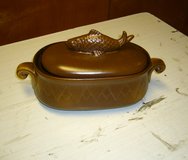 Interesting very old German Fish or Fish soup serving dish in Ramstein, Germany