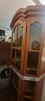 Antique oak china cabinet for sale in Stuttgart, GE