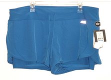 NEW NWT Avia Drawstring Flyaway Double Layer Running Shorts Woman's XXL 2X 20 in Morris, Illinois