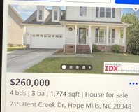 Home for Sale in Fort Bragg, North Carolina