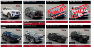 Multiple BMW SUV's in Wiesbaden, GE