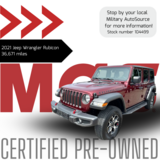 2021 Jeep Wrangler Unlimited Rubicon 4x4 – 36,671 Miles in Lackland AFB, Texas