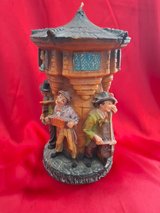 Vintage German Hand Carved Scenic Wax Candle in Wiesbaden, GE