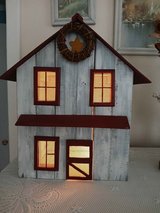 Nightlight a farm house in Alamogordo, New Mexico