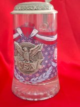 USA Glass Stein German Glass Beer Stein in Wiesbaden, GE